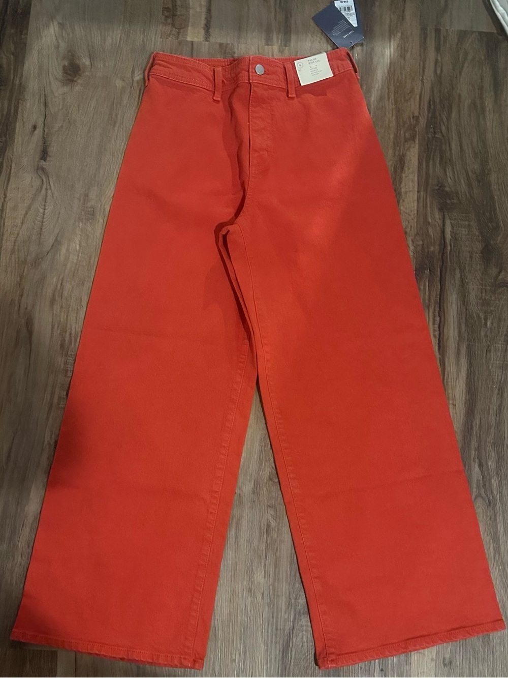 Universal Thread Wide-Leg Jeans in Bright Orange